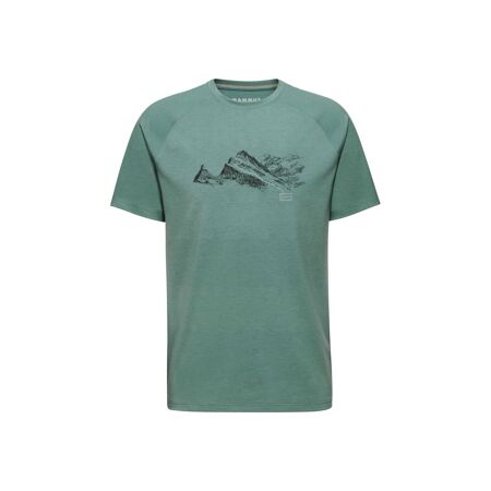 Mountain T-Shirt Men Finsteraarhorn Men férfi póló Dark jade