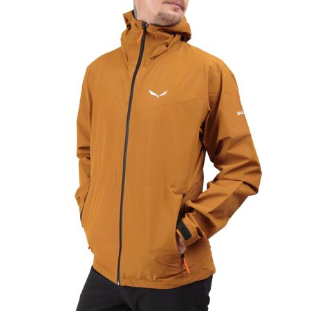 Jachetă de drumeție pentru bărbați Salewa Puez 2,5 PTX Jacket Golden-Brown