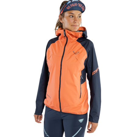 Jachetă Dynafit Transalper GTX Jacket pentru femei Blueberry-Hot Coral