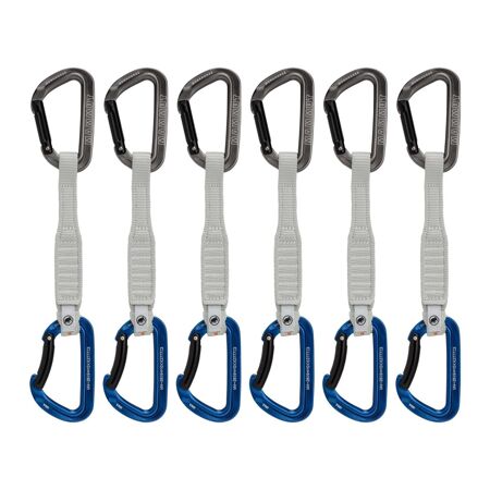 Mammut Workhorse Keylock 17 cm 6-Pack Quickdraws Grey-Blue