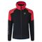Jachetă de drumeție Montura Wind Revolution Hoody pentru bărbați Nero-Power Red
