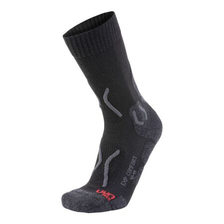 Pánské turistické ponožky UYN Trekking Explorer Comfort Socks Black-Grey