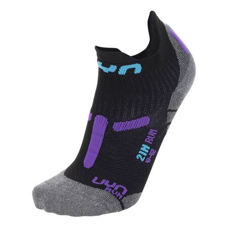 Dámske bežecké ponožky UYN Running 2 IN Black Violet
