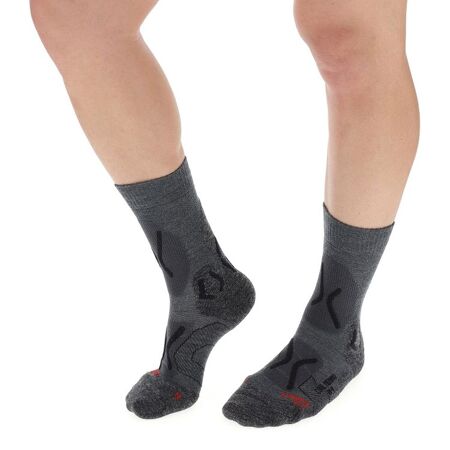 Pánske turistické ponožky UYN Trekking Cool Merino Socks Grey Melange