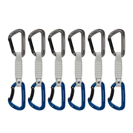 Mammut Workhorse Keylock 12 cm 6-Pack Quickdraws Grey-Blue