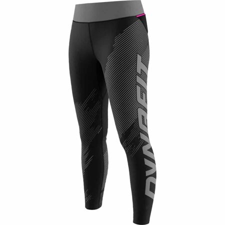 Női leggings futáshoz Dynafit Ultra Graphic Black