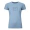 Tricou funcțional de damă Ortovox 150 Cool Leaves T-Shirt Light Blue