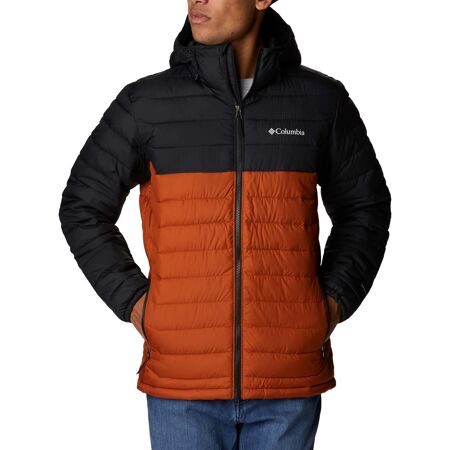 Pánská bunda Columbia Powder Lite™ Hooded Jacket Warm Copper