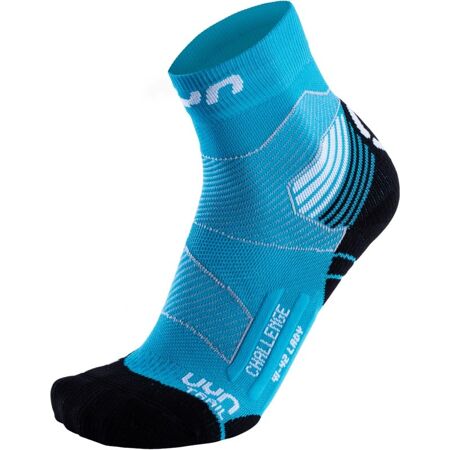 Damskie skarpety do biegania UYN Challenge Trail Running Socks Turquoise