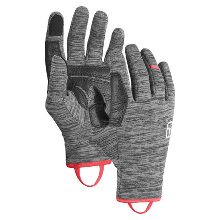 Dámske rukavice Ortovox Fleece Light Glove Black Steel