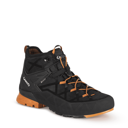 Pantofi de bărbaţi AKU Rock DFS Mid GTX Black - Orange