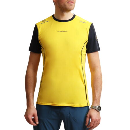 Tricou alergare de bărbați La Sportiva Tracer Yellow