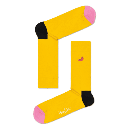 Happy Socks zokni Embroidery Hot Dog