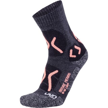Dámske turistické ponožky UYN Trekking Nature Merino Socks Anthracite
