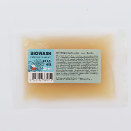 Prací gél Biowash na vlnu s cédrom a lanolínom 35 ml