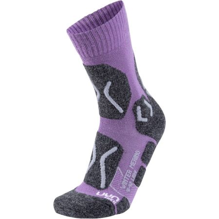 Dámske turistické ponožky UYN Trekking Winter Merino Socks Violet