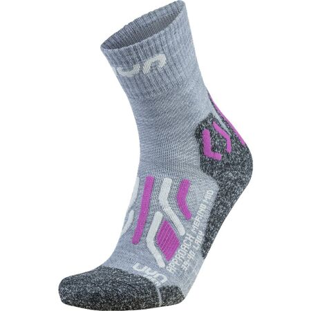 Dámské turistické ponožky UYN Trekking Approach Merino Mid Socks Grey